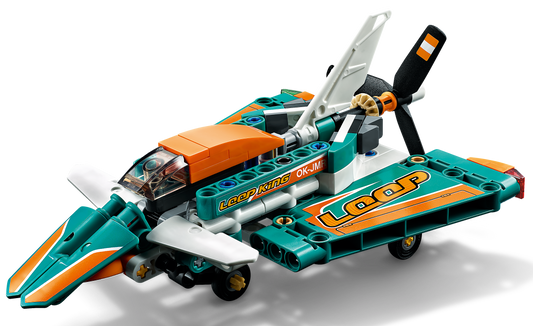 LEGO 42117 Technic Aereo da Competizione, Set 2 in 1,