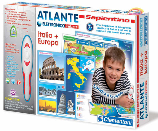 Atlante elettronico Sapientino Italia + Europa - Clementoni