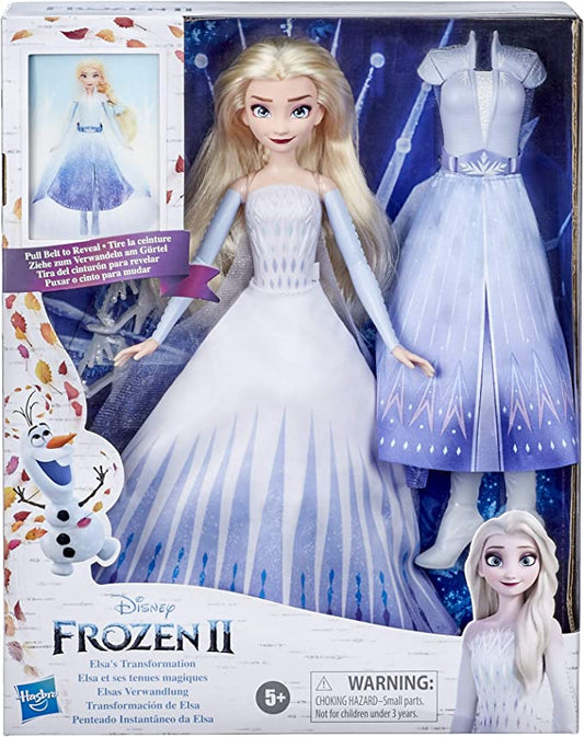 Disney Frozen 2 Elsa's Transformation: 2 abiti e 2 stili