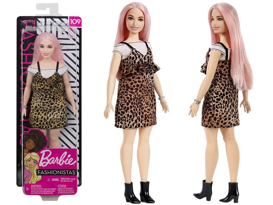 Barbie doll Fashionistas leopard dress